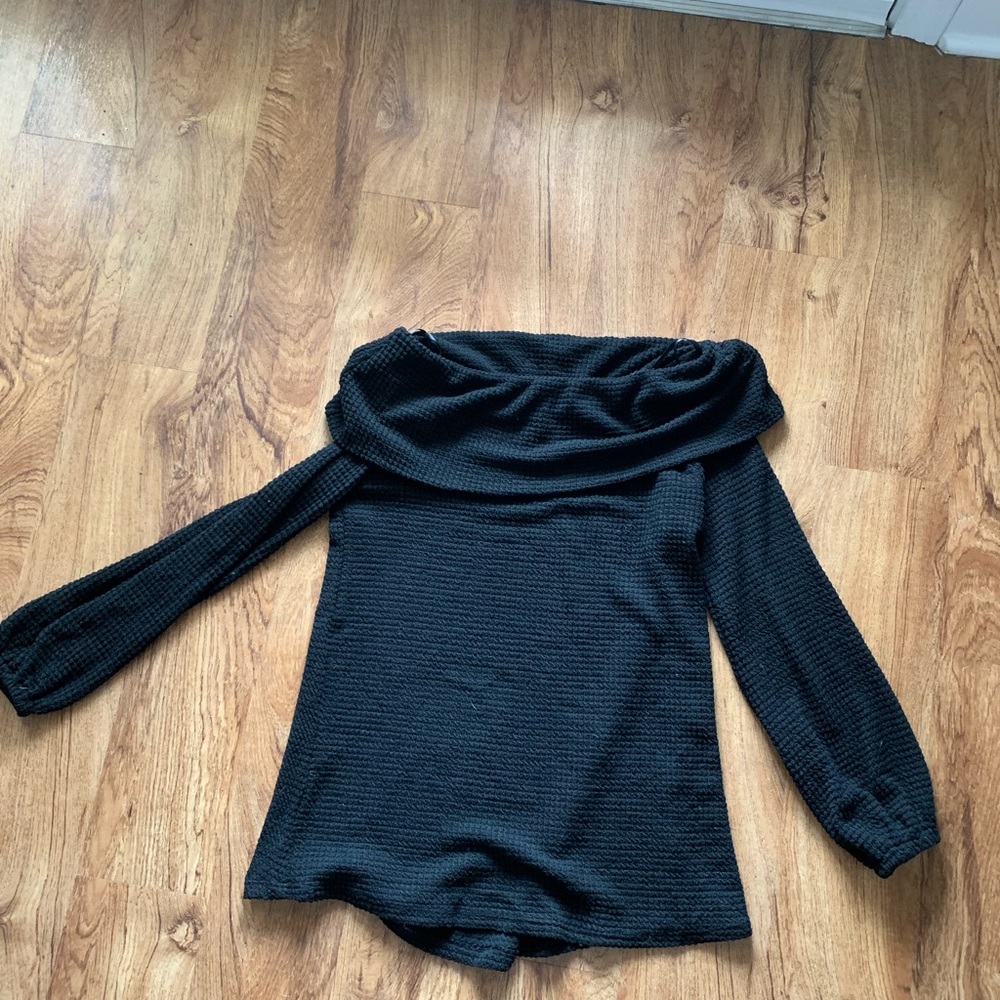 Off the shoulder sweater